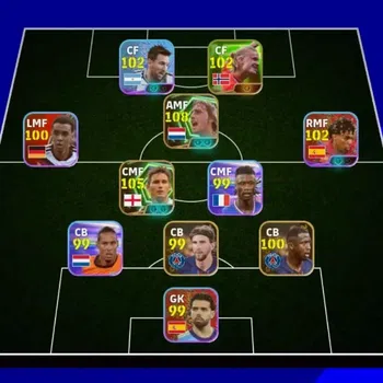 eFootball Accounts Legends & Iconic Players Android|2 Epic Johan Cruyff,Frank Lampard|3 Show Time Lionel Messi,Lamine
