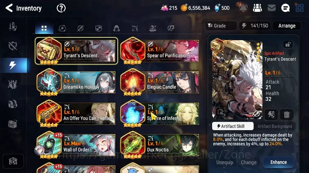 Epic Seven Accounts ASIA|11ML (BArunka, NM Luna, BW Iseria, RoL,SECeli image 10
