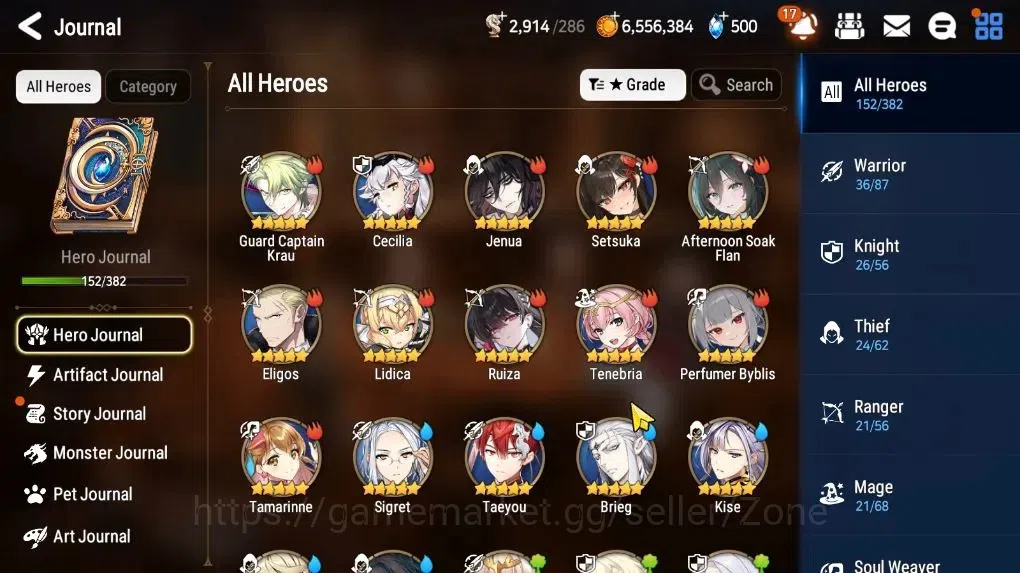 Epic Seven Accounts ASIA|11ML (BArunka, NM Luna, BW Iseria, RoL,SECeli image 2