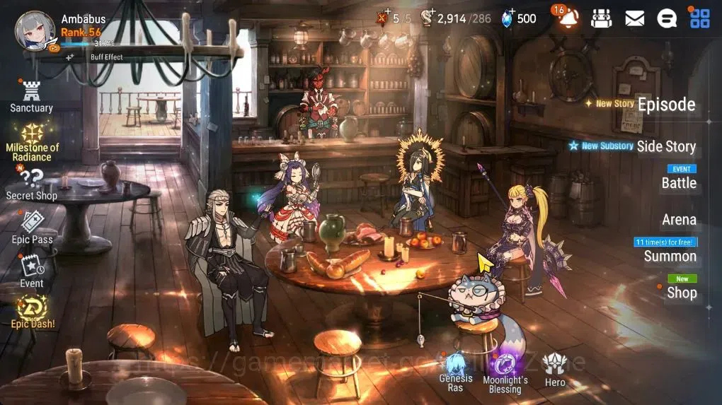 Epic Seven Accounts ASIA|11ML (BArunka, NM Luna, BW Iseria, RoL,SECeli image 7