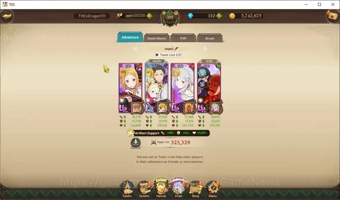 The Seven Deadly Sins: Grand Cross Accounts Asia|8 M CC|54 LS+110 DM|9 LR+12 UR+ Many Collab|S image 16