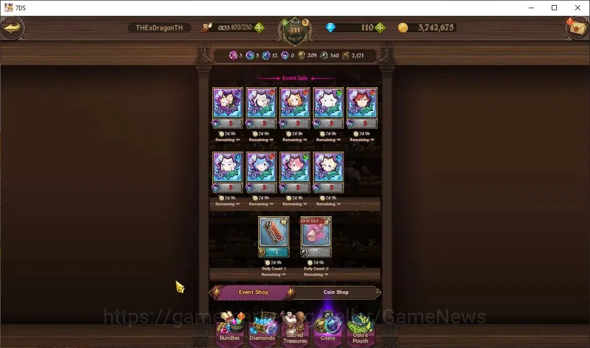 The Seven Deadly Sins: Grand Cross Accounts Asia|8 M CC|54 LS+110 DM|9 LR+12 UR+ Many Collab|S image 19