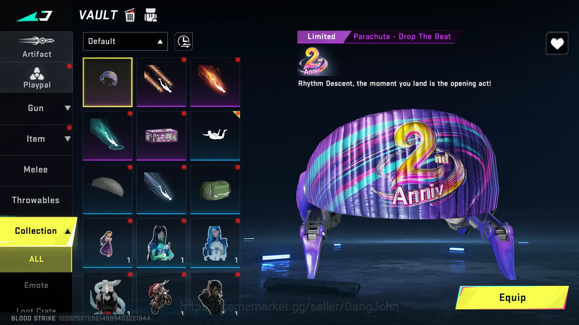 Blood Strike Accounts ASIA | CollabEthan+UltraEthan | 2 Eternal(M82+ Kar image 13