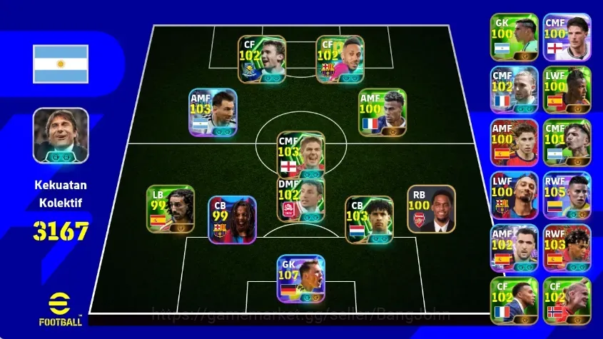 eFootball Accounts Legends & Iconic Players Android|PW 3167|Manuel Neuer Show T,James Rodriguez Show T,Steven Gerrard 1