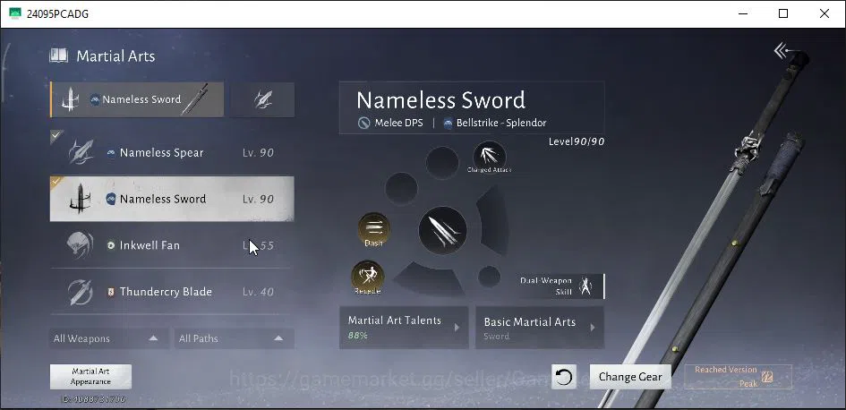 Where Winds Meet Accounts GLOBAL|Lv 90|GS 26K|Abyss Conqueror|1 Harmonic C+5 image 9