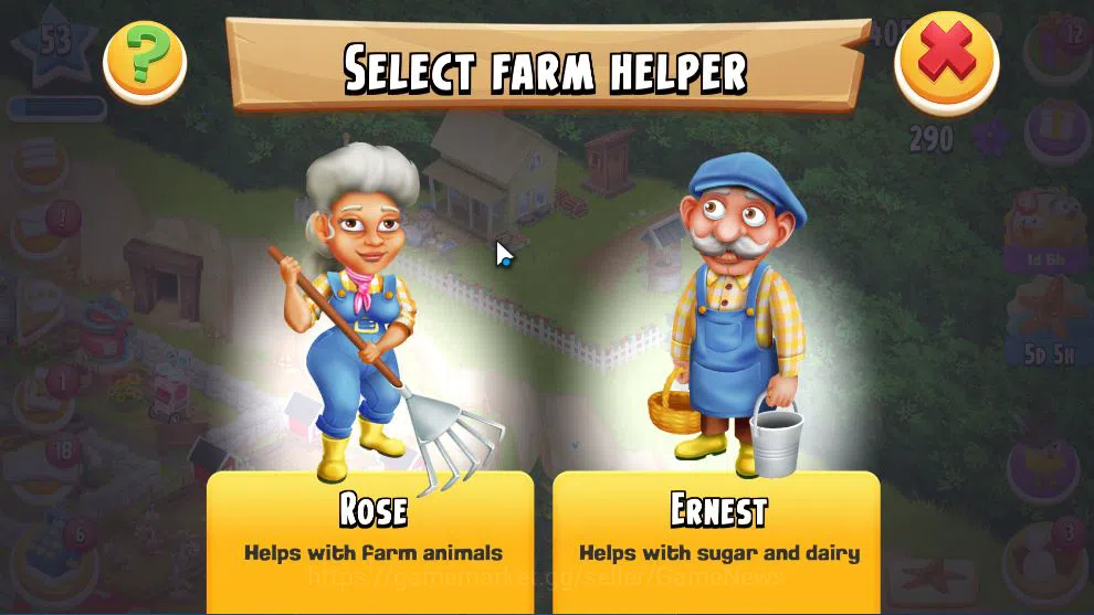 Hay Day Accounts Level 53 | Barn Storage 3050 + Silo Storage 800 | 405k Coins, 300 Dm |CN ON|Log Supercell ID|Take 15
