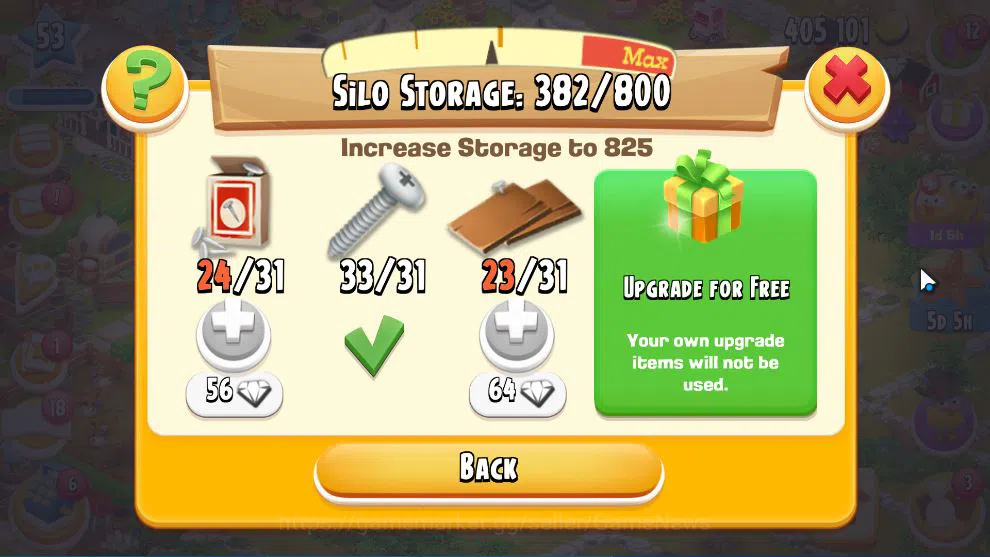 Hay Day Accounts Level 53 | Barn Storage 3050 + Silo Storage 800 | 405k Coins, 300 Dm |CN ON|Log Supercell ID|Take 9