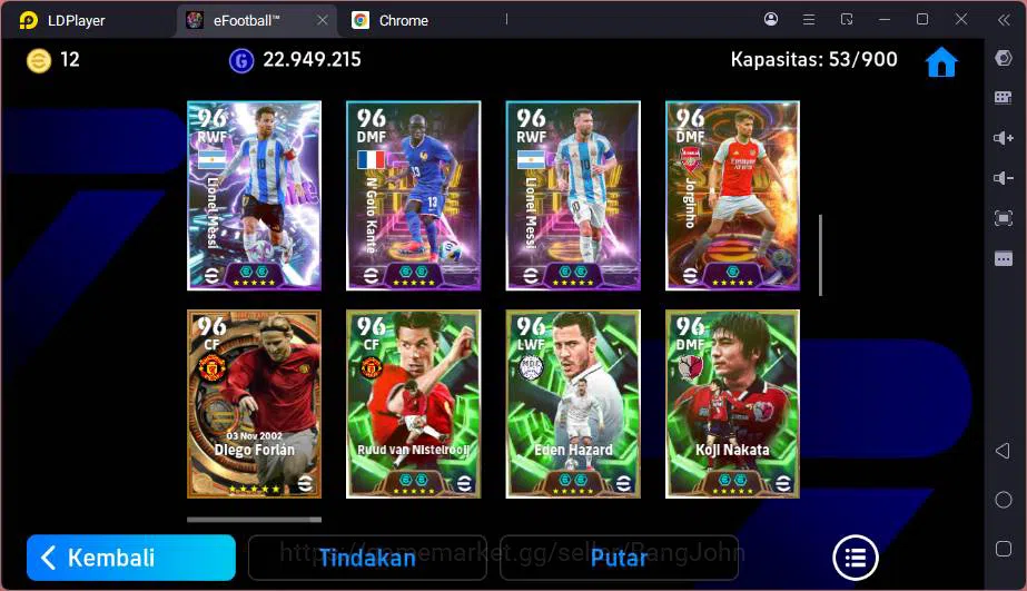 eFootball Accounts Power 3196|Many Epic & Legend card|F.Baresi+Maldin image 6