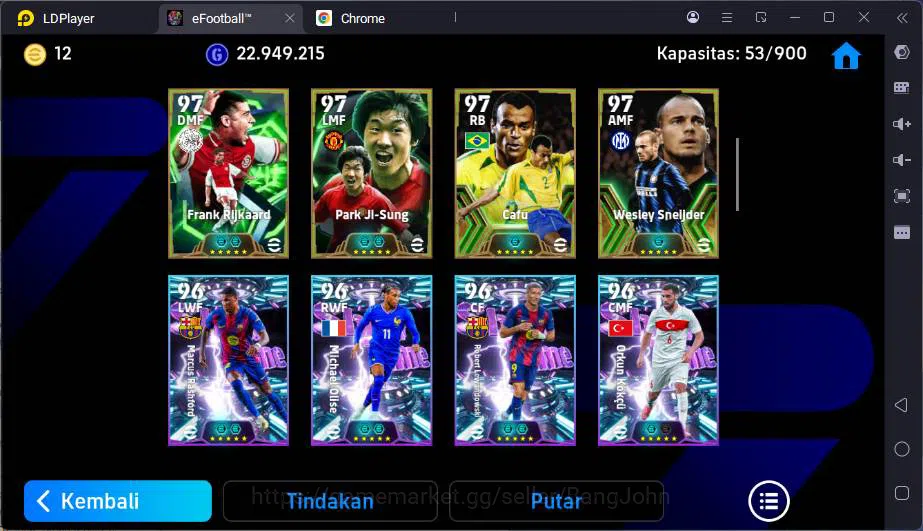 eFootball Accounts Power 3196|Many Epic & Legend card|F.Baresi+Maldin image 7