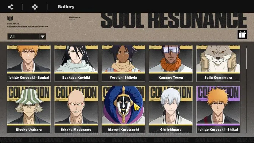 BLEACH: Soul Resonance Accounts NUVERSE SEA|Lv 64|9 SSR|5 1