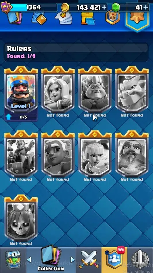 Clash Royale Accounts Lv 1364|Trophy 9000|KTL 13|Limited Skin|Card 120|3 image 14