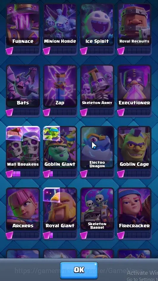 Clash Royale Accounts Lv 1364|Trophy 9000|KTL 13|Limited Skin|Card 120|3 image 8