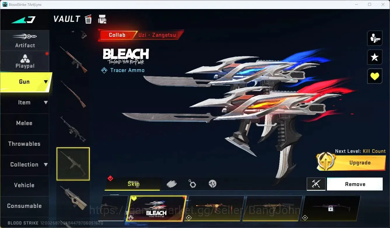 Blood Strike Accounts ASIA | 2 EVO: AUG,UMP45|7 ETERNAL|2 TR|2 7DS|1 BLE image 11