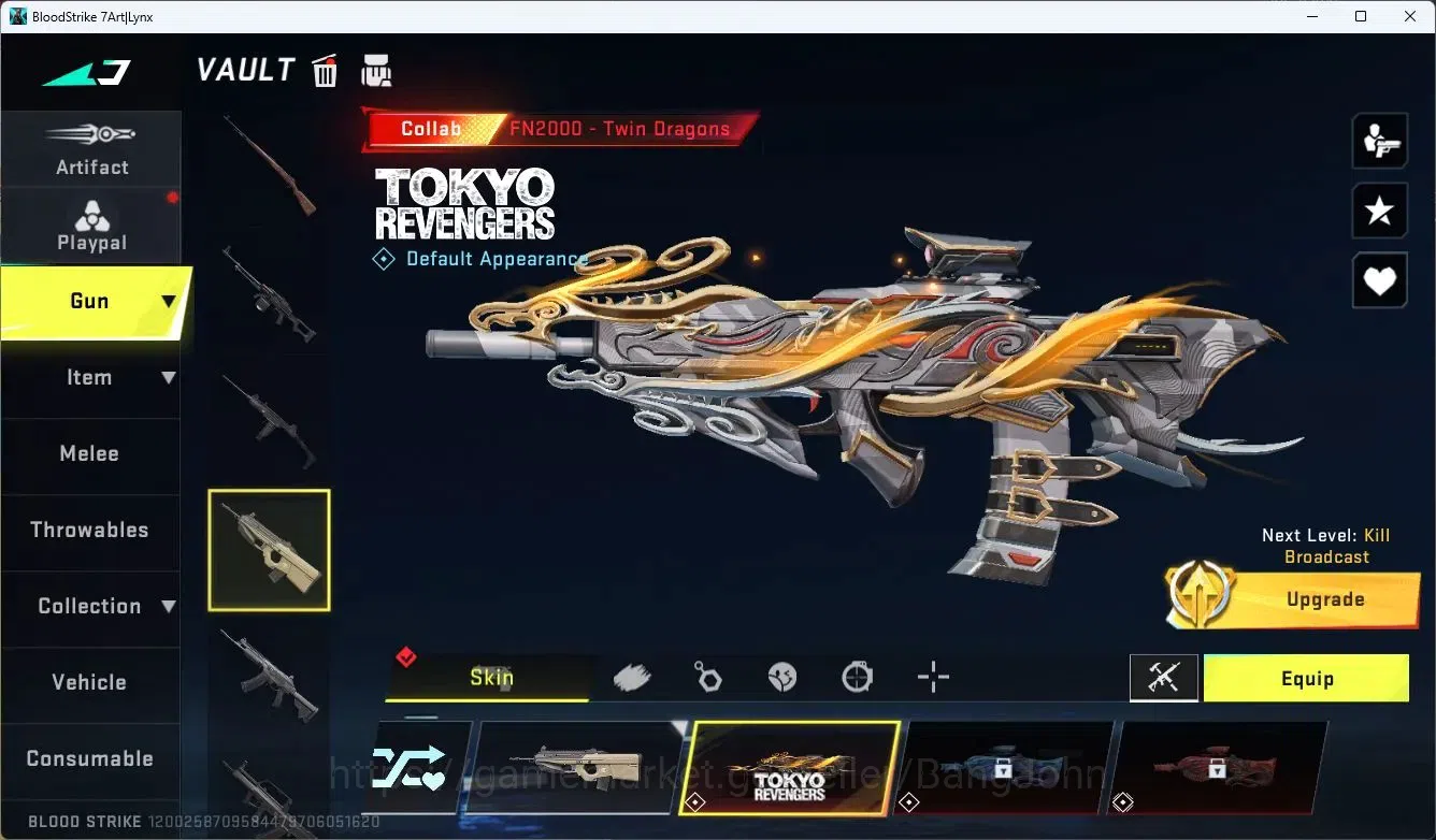 Blood Strike Accounts ASIA | 2 EVO: AUG,UMP45|7 ETERNAL|2 TR|2 7DS|1 BLE image 12
