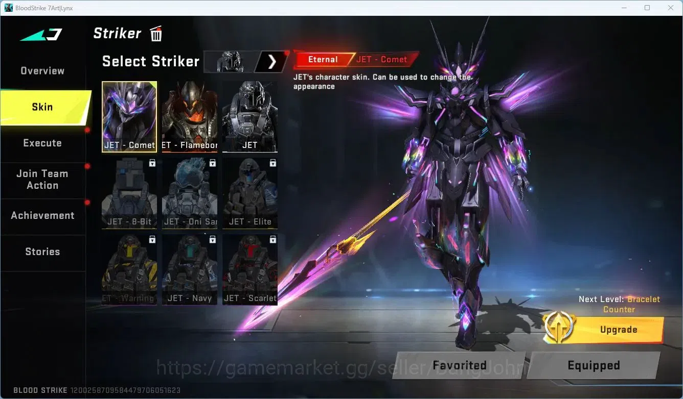 Blood Strike Accounts ASIA | 2 EVO: AUG,UMP45|7 ETERNAL|2 TR|2 7DS|1 BLE image 18