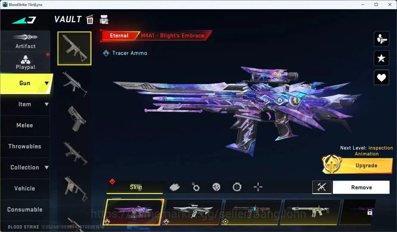 Blood Strike Accounts ASIA | 2 EVO: AUG,UMP45|7 ETERNAL|2 TR|2 7DS|1 BLE image 2