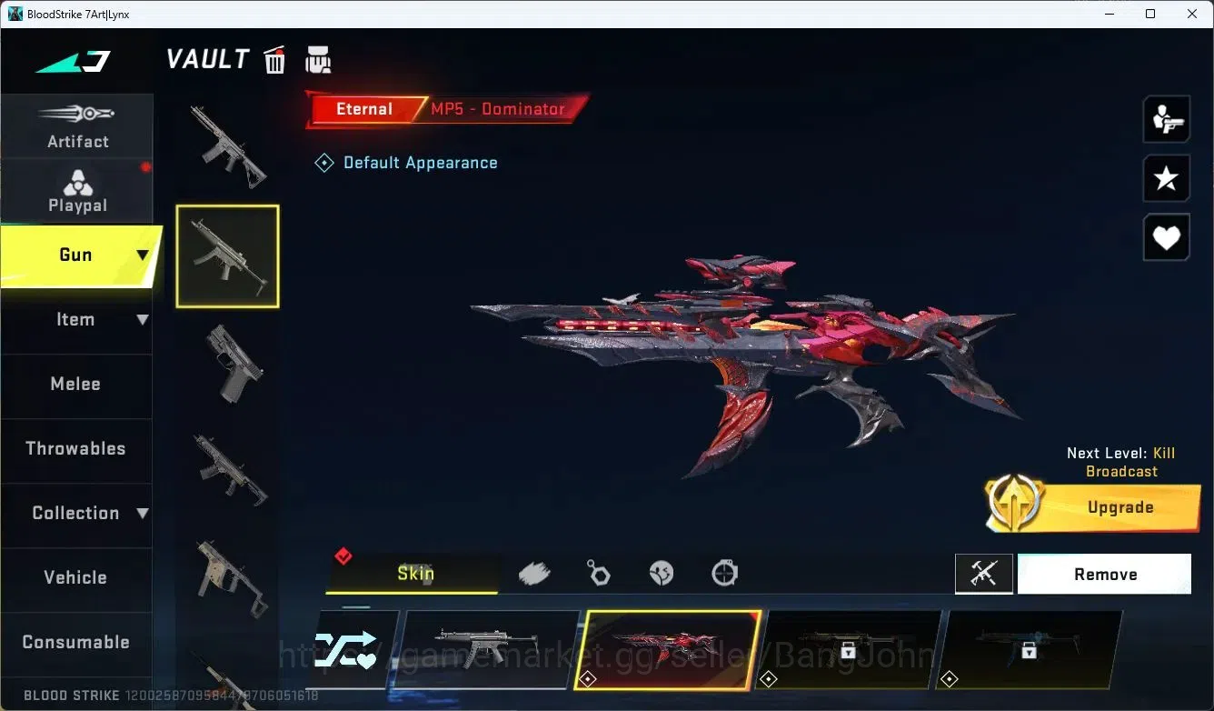Blood Strike Accounts ASIA | 2 EVO: AUG,UMP45|7 ETERNAL|2 TR|2 7DS|1 BLE image 3