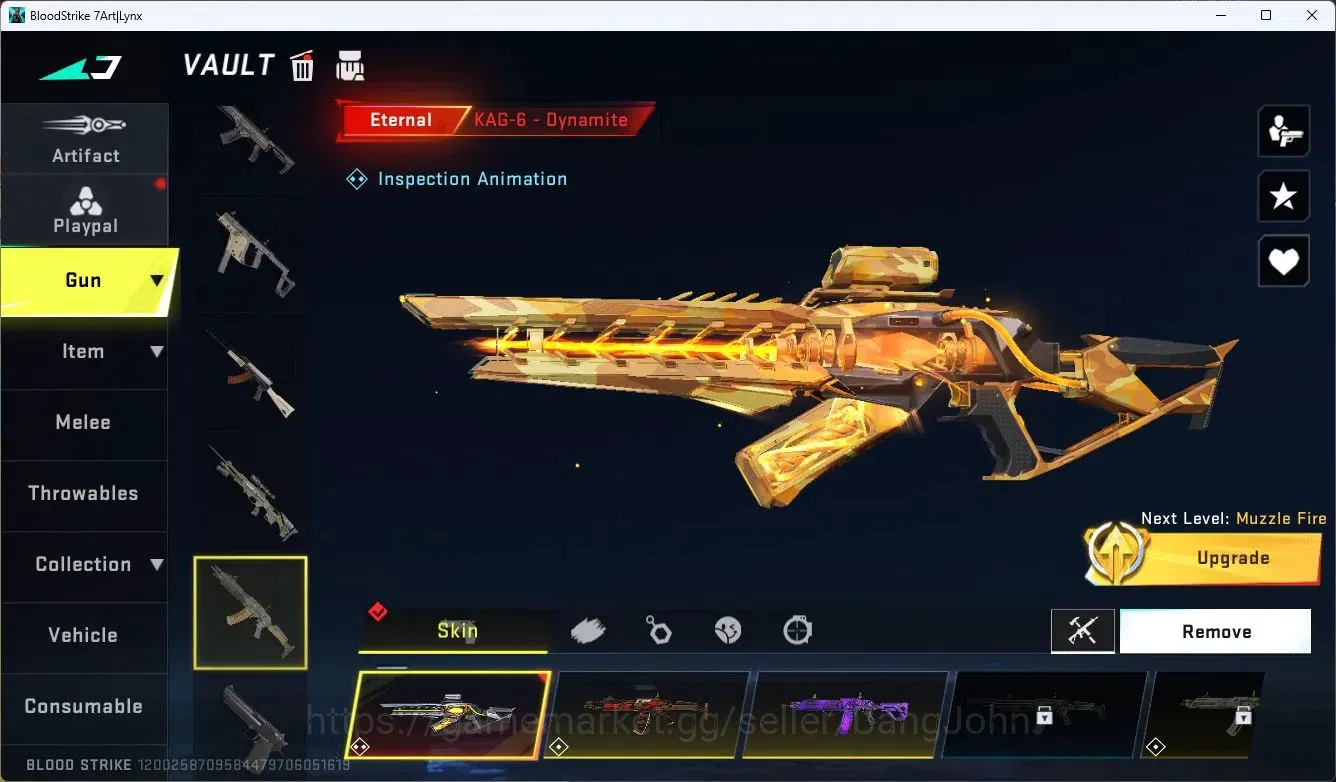 Blood Strike Accounts ASIA | 2 EVO: AUG,UMP45|7 ETERNAL|2 TR|2 7DS|1 BLE image 4