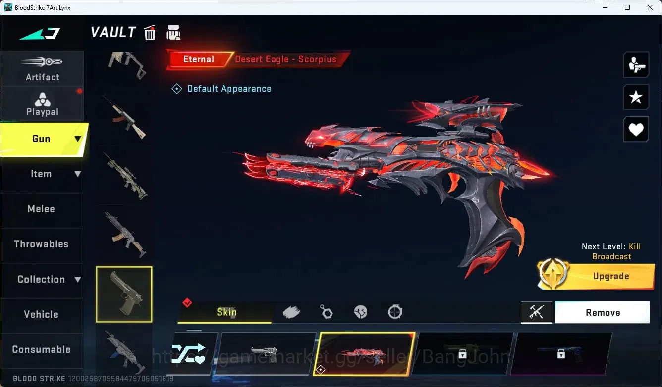 Blood Strike Accounts ASIA | 2 EVO: AUG,UMP45|7 ETERNAL|2 TR|2 7DS|1 BLE image 5