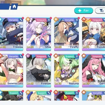 Stella Sora Accounts Global Lv 40|13SSR 7Limit|Chitose,Shia,Firefly,Fuyuka,Otoha,Snowish Laru,Firenze|18SSR Disc|10K