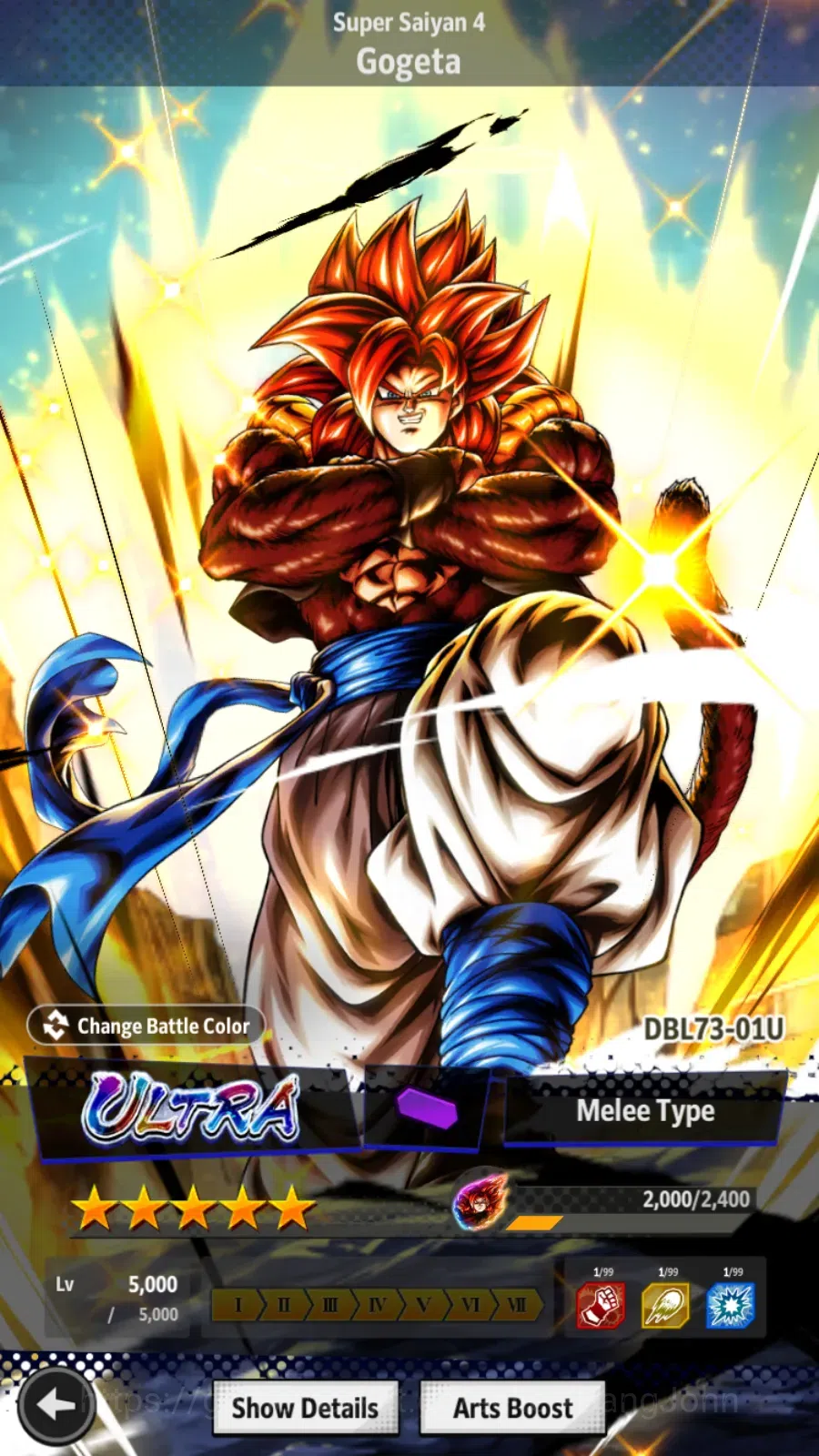 Dragon Ball Legends Accounts Lvl 161|40M Total Power|8 UL|1 LR|Gogeta,SS Goku,F image 1