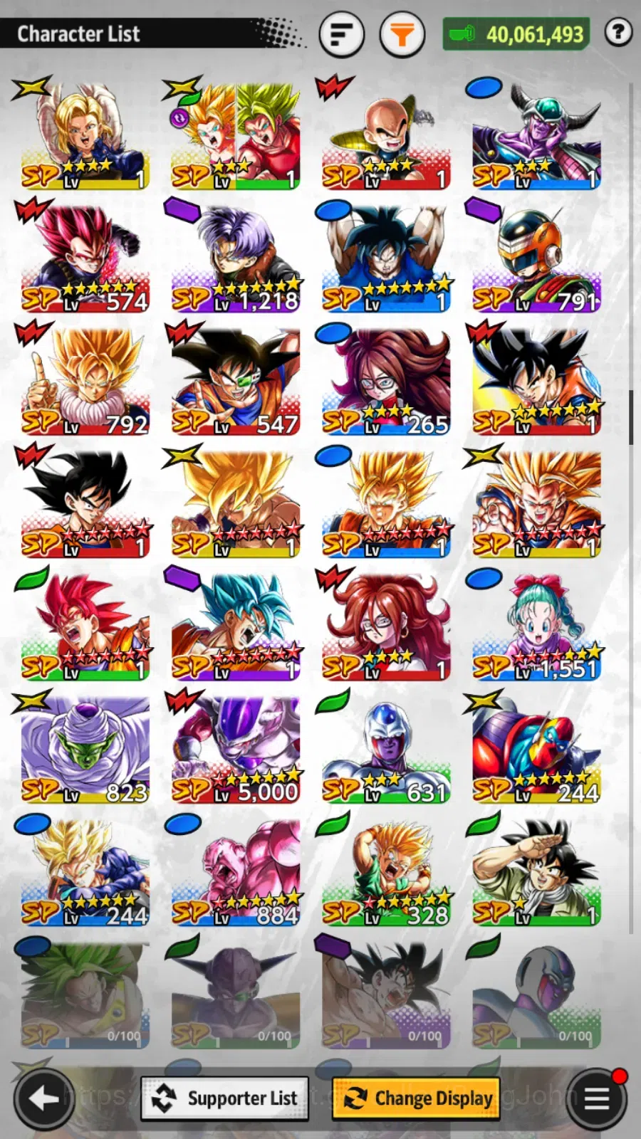 Dragon Ball Legends Accounts Lvl 161|40M Total Power|8 UL|1 LR|Gogeta,SS Goku,F image 5