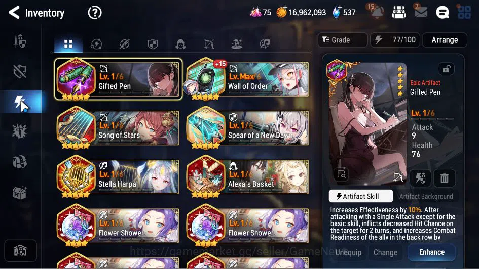 Epic Seven Accounts GLOBAL Unverif|New Era|4 ML(WOTM Tenebria, MChloe, image 11
