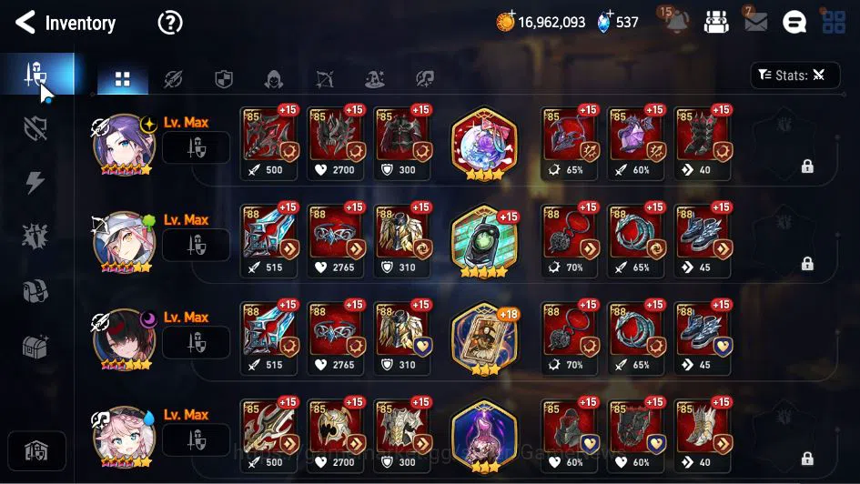 Epic Seven Accounts GLOBAL Unverif|New Era|4 ML(WOTM Tenebria, MChloe, image 13