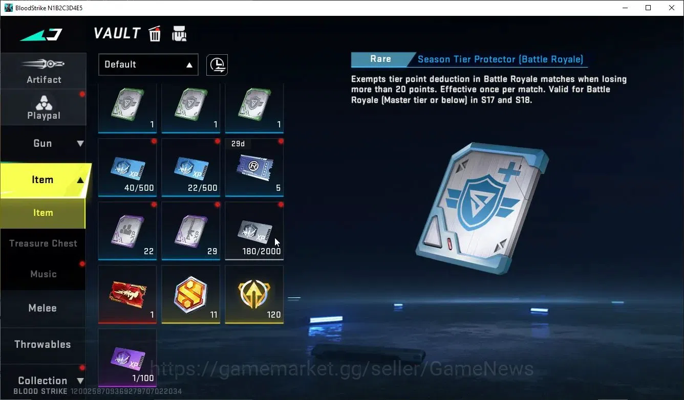 Blood Strike Accounts ASIA|Eternal DEagle-Scorpius|Collab TokRev (MCX,FN image 14