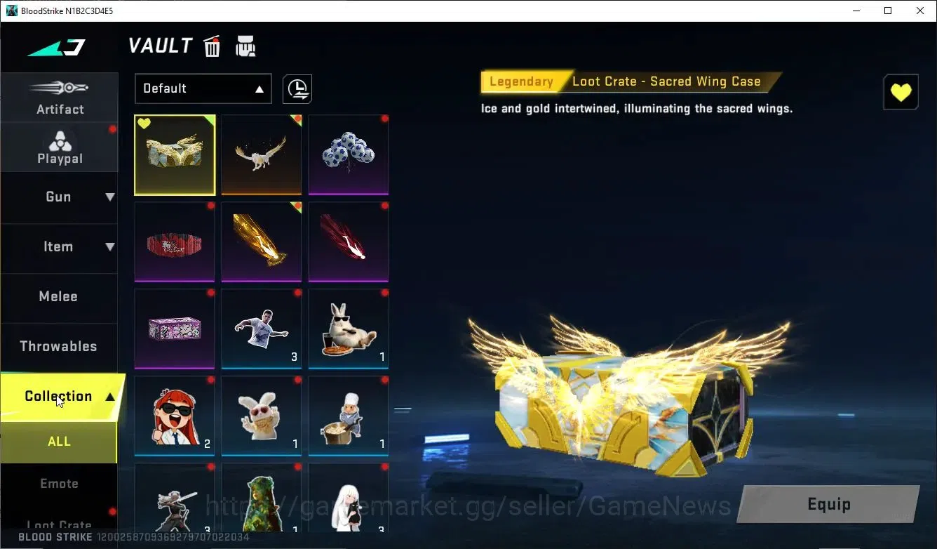 Blood Strike Accounts ASIA|Eternal DEagle-Scorpius|Collab TokRev (MCX,FN image 15