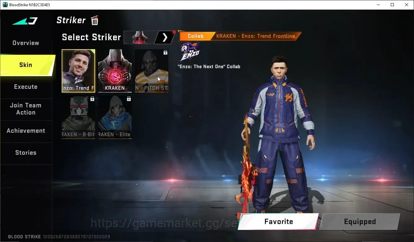 Blood Strike Accounts ASIA|Eternal DEagle-Scorpius|Collab TokRev (MCX,FN image 6