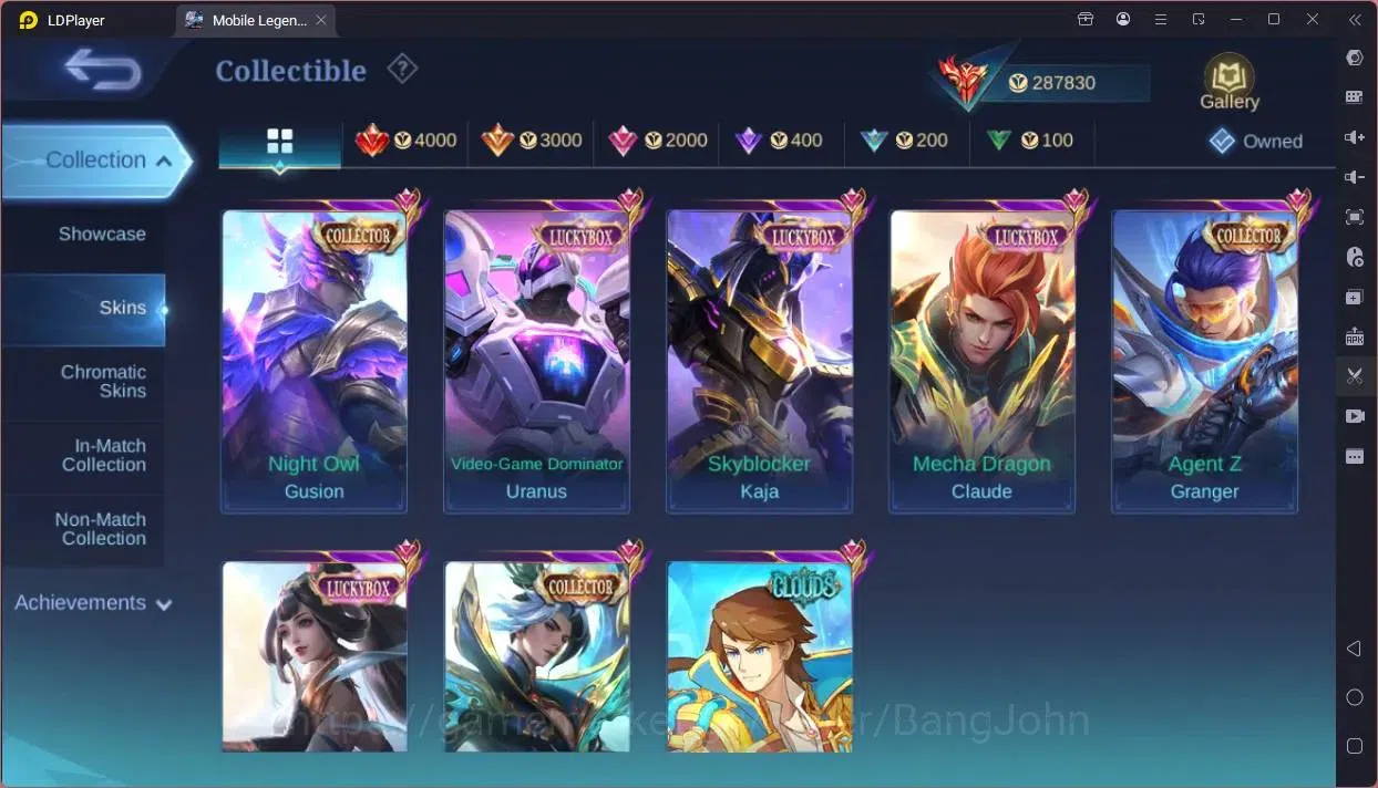 Mobile Legends: Bang Bang Accounts Global|Hero 132|Skin 657|World|Legend Alu,Franco,G image 19