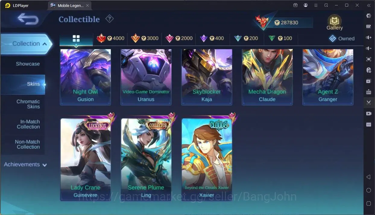 Mobile Legends: Bang Bang Accounts Global|Hero 132|Skin 657|World|Legend Alu,Franco,G image 20