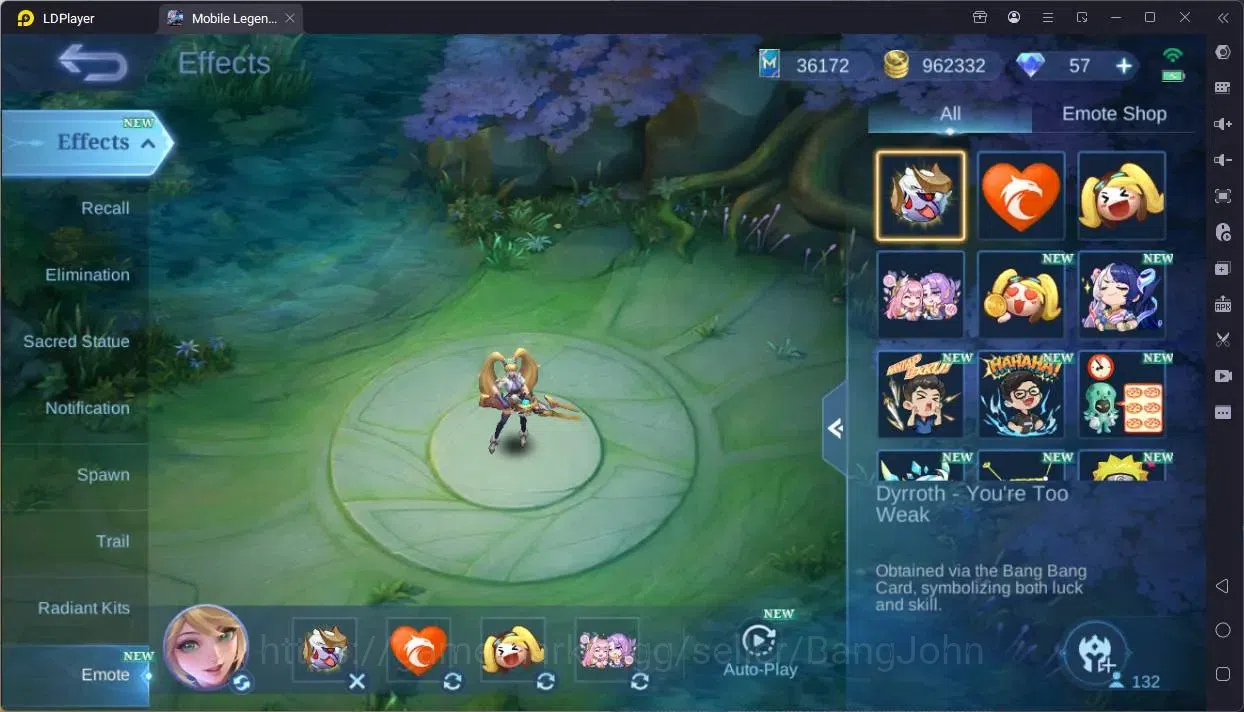 Mobile Legends: Bang Bang Accounts Global|Hero 132|Skin 657|World|Legend Alu,Franco,G image 6
