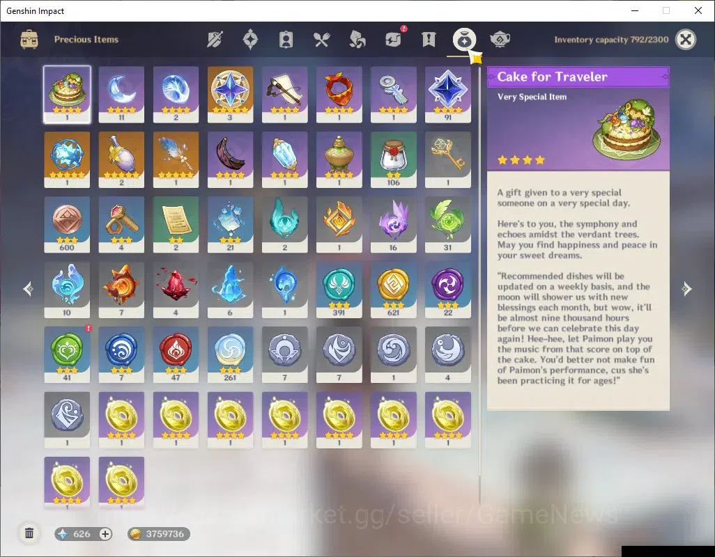 Genshin Impact Accounts ASIA|AR 57|8 Limited +5(*5Weap)|Flins+Sign,Skirk,E image 10