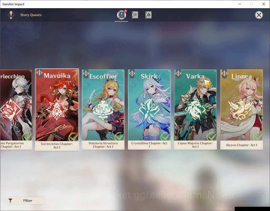 Genshin Impact Accounts ASIA|AR 57|8 Limited +5(*5Weap)|Flins+Sign,Skirk,E image 18