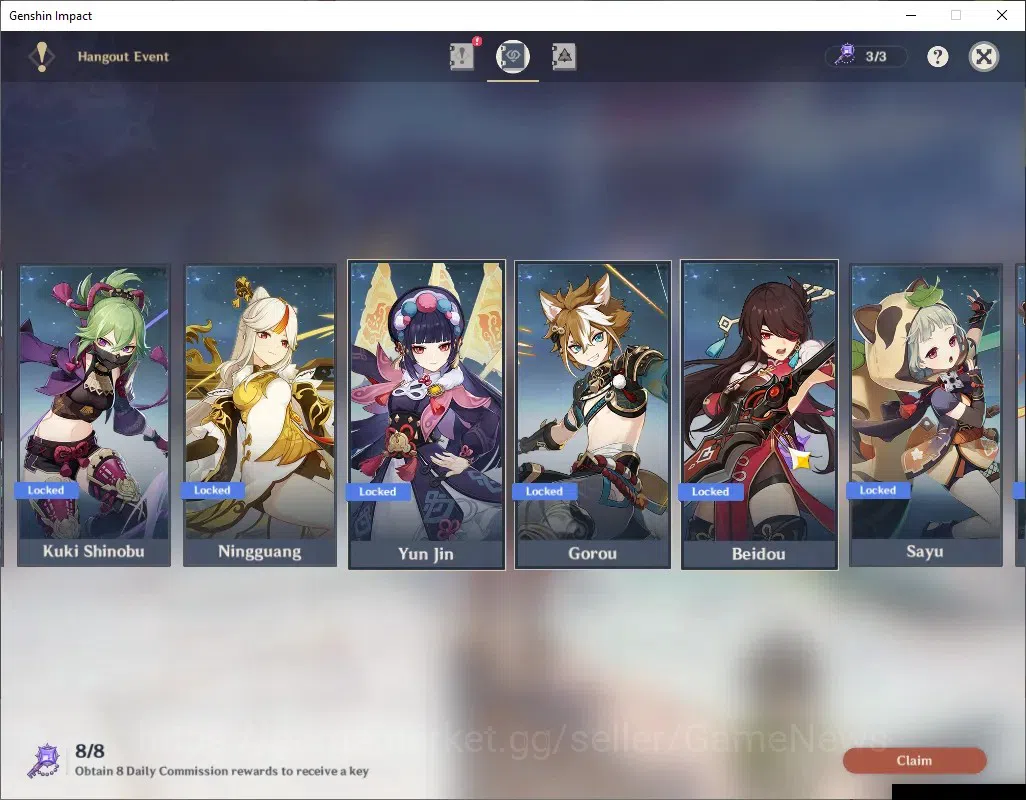 Genshin Impact Accounts ASIA|AR 57|8 Limited +5(*5Weap)|Flins+Sign,Skirk,E image 20