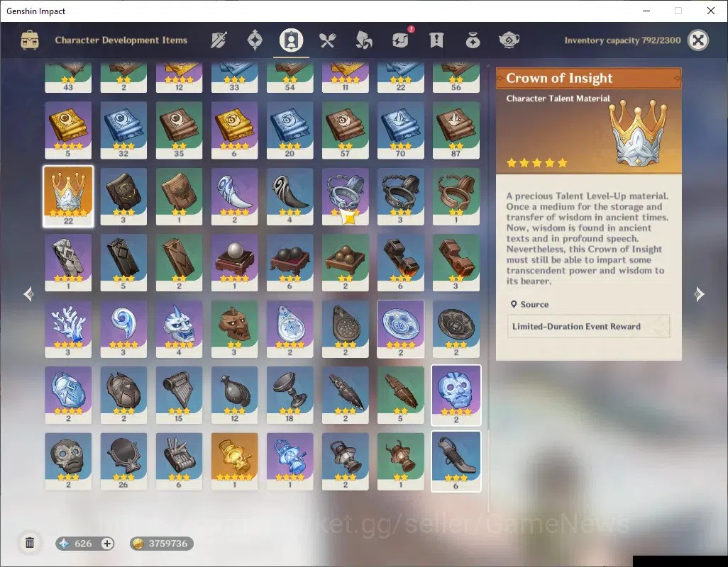 Genshin Impact Accounts ASIA|AR 57|8 Limited +5(*5Weap)|Flins+Sign,Skirk,E image 7