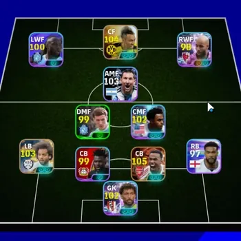 eFootball Accounts Meta Player Android|Power 3132|Big Time Gabriel Magalhaes'25|Collab Naruto(Aubameyang,Marcello)+Epic