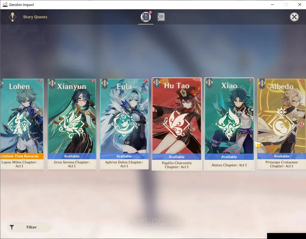 Genshin Impact Accounts ASIA|Pre LunarTeam|AR 41|4 Limited + 2 (*5Standart image 15