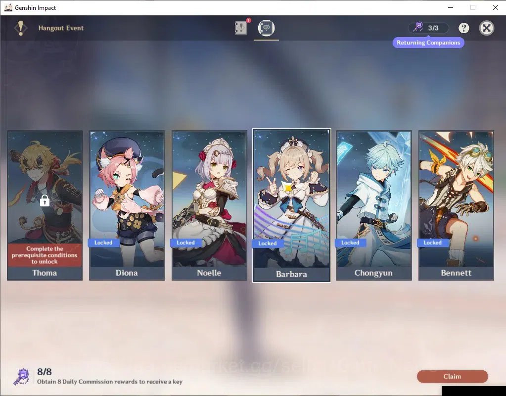 Genshin Impact Accounts ASIA|Pre LunarTeam|AR 41|4 Limited + 2 (*5Standart image 17