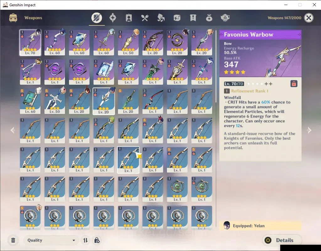 Genshin Impact Accounts ASIA|Pre LunarTeam|AR 41|4 Limited + 2 (*5Standart image 4