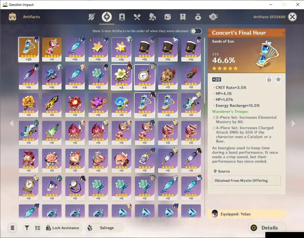 Genshin Impact Accounts ASIA|Pre LunarTeam|AR 41|4 Limited + 2 (*5Standart image 5