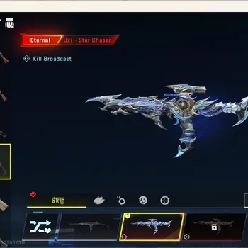 Blood Strike Accounts Others ASIA | 2 Eternal Gun: Uzi-Star Chaser Lv2,MP7-Tidesong Lv1|Ultra Melee: Scythe-Harvester|1