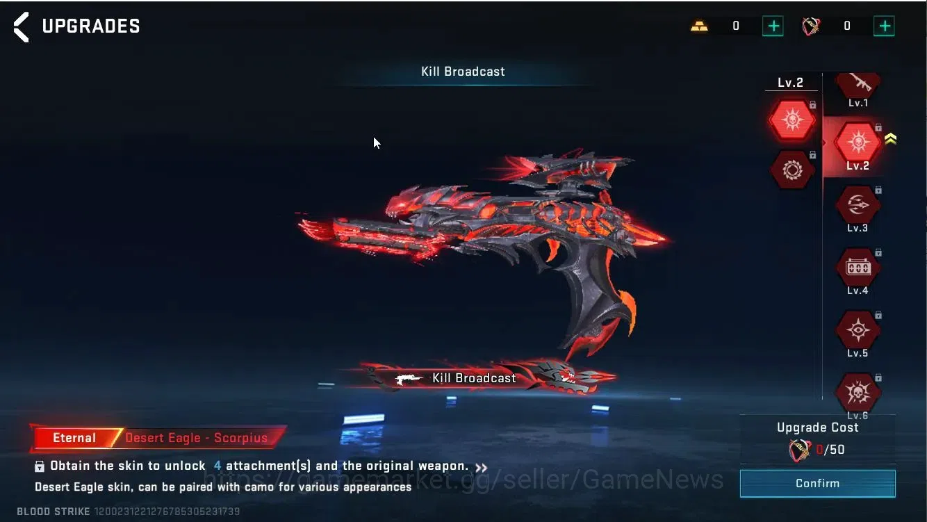 Blood Strike Accounts ASIA|ETERNAL DE-Scorpius|4 ULTRA[Spike,Ethan,etc]| image 9