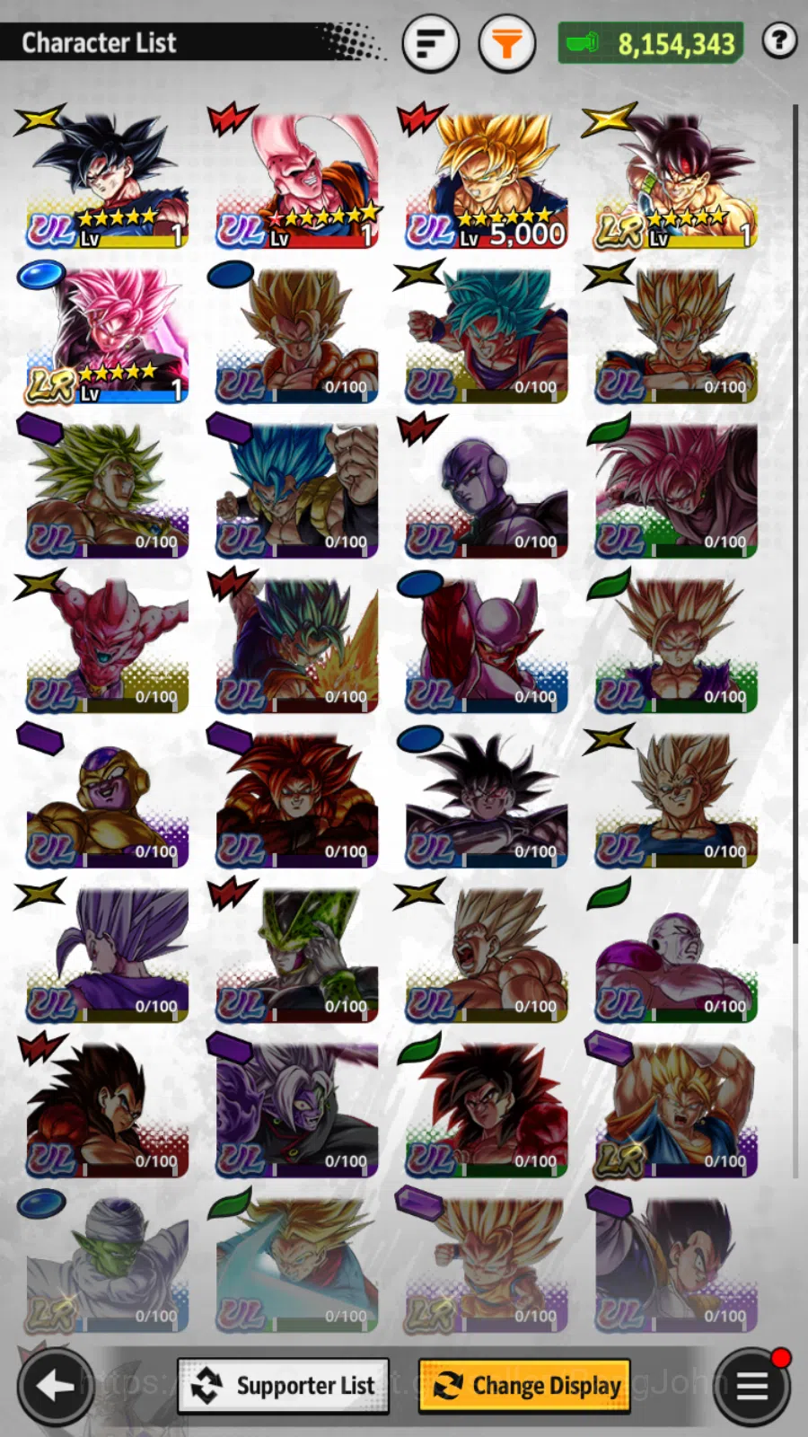 Dragon Ball Legends Accounts LVL 147| Total power 8 M| Super villain Goku Black image 5