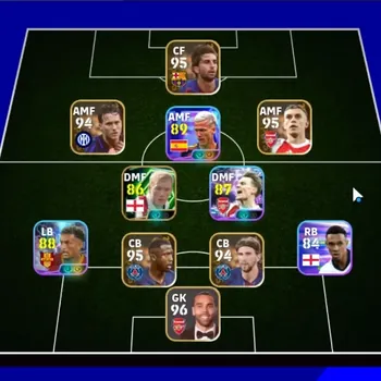 eFootball Accounts High-End Android|Power 2858|Show Time Wesley,Dani Olmo,Martin Odegaard,Lamine Yamal|Epic Paul