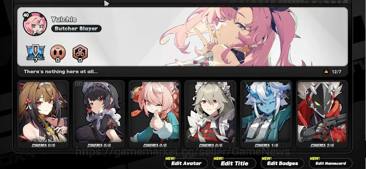 Zenless Zone Zero Accounts ASIA|IK 40|4 Limit [Ye Shunguang,Zhao,Ellen,Starli image 2
