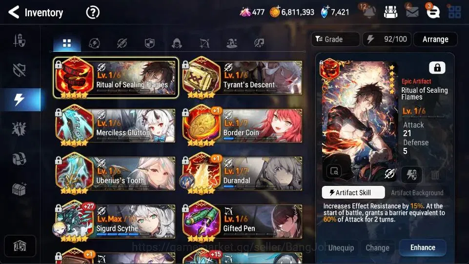 Epic Seven Accounts Global | 18 ML [Belian,JKise,BArunka,NMLuna,BMHast image 18