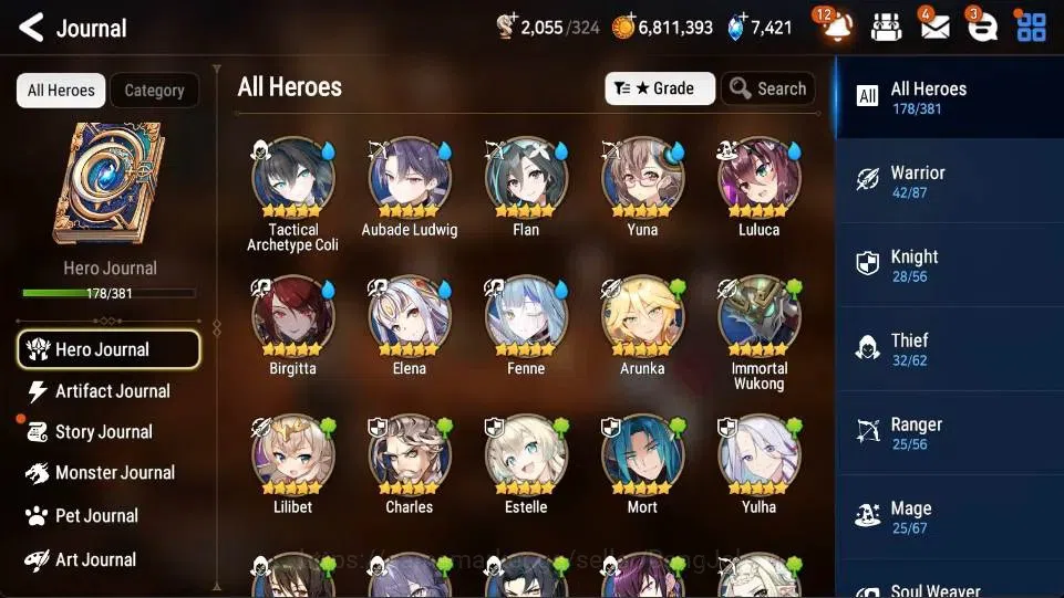 Epic Seven Accounts Global | 18 ML [Belian,JKise,BArunka,NMLuna,BMHast image 7